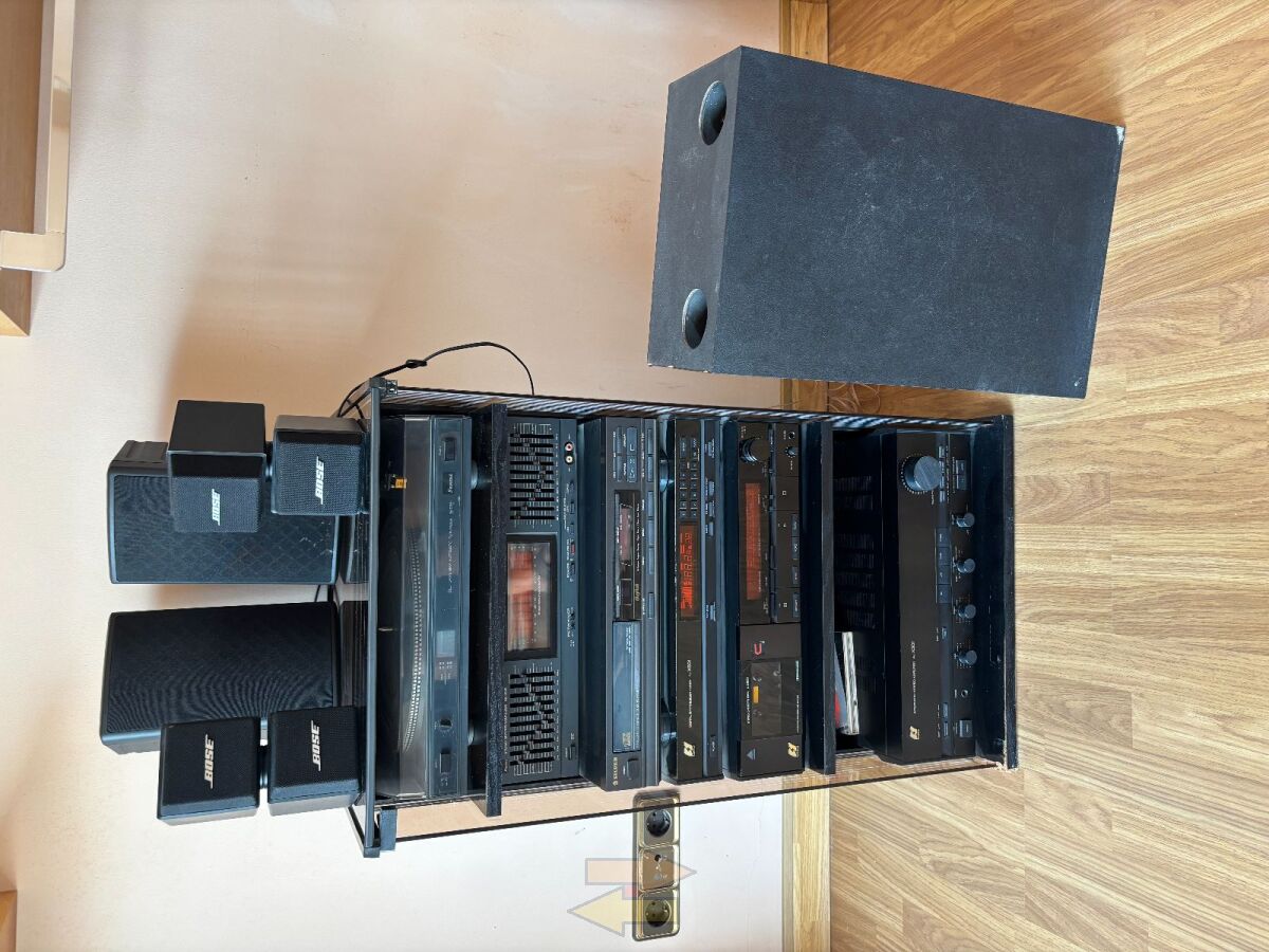 Equipo de música completo Hi-Fi vintage SANSUI + BOSE